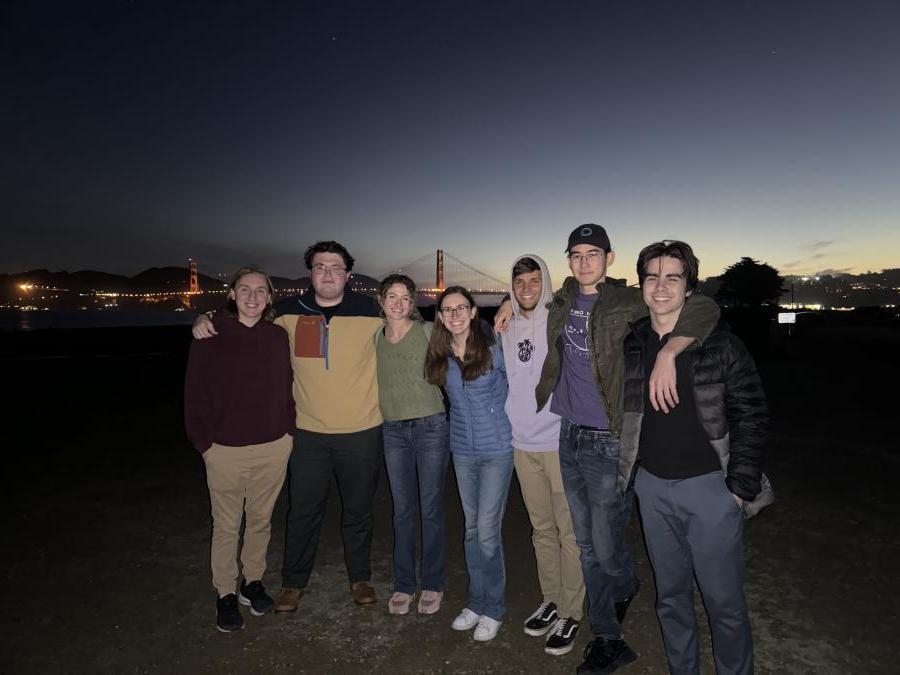 Westmont Math Students and Golden Gate Bridge